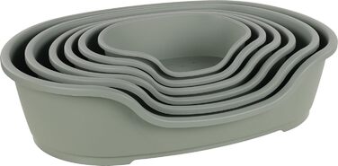 Крізь для собак Flamingo Tuck – Овальне, зелене, розмір M (70 × 47 × 22 см) | Практичне, стильне та легко миється!