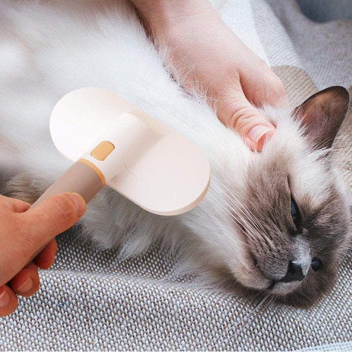 Щітка для собак та котів 3-в-1: вичісування, масаж, догляд за шерстю. Підходить для короткої та довгої шерсті.