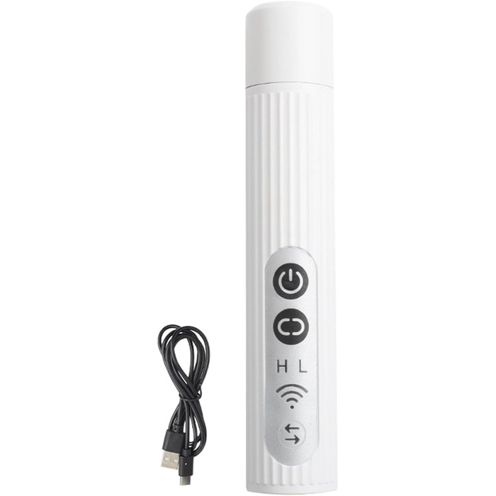 Шліфувальник для собачих кігтів | 3-ступеневий акумуляторний портативний шліфувальник кігтів з LED | Компактний інструмент для догляду за кігтями - для дорослих, сім'ї, друзів, жінок та чоловіків (білий)