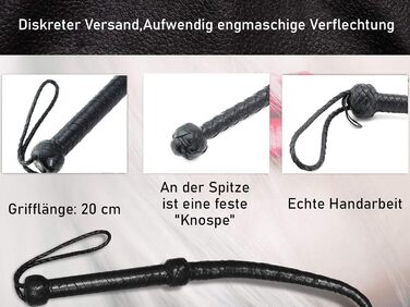 Однорідна плеть QUIRT з натуральної шкіри