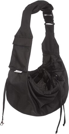 Травельник для собак та котів PillowPrim: зручний переносник для домашніх тварин на плечі (чорний)