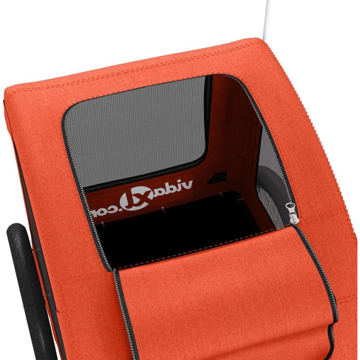 Фahrradanhänger для собак Оксфордська тканина та залізо 124x53x53 см Причіп для собак Oxford