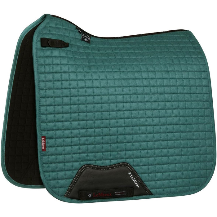 LeMieux Luxury Dressage Schabracke sage — Люксовий вальтрап для виїздки, м'який, колір шавлія
