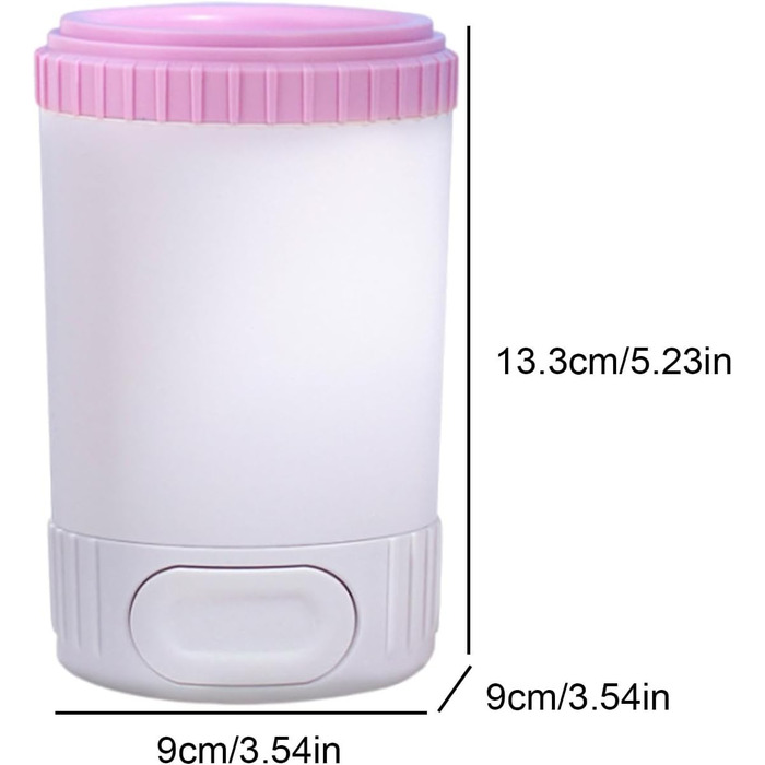 Миска для миття лап собак, очищувач лап | Миска для очищення лап собак - миска-очисник для брудних лап домашніх тварин, силіконовий пристрій для догляду за лапами, підходить для маленьких, середніх собак (Рожевий)