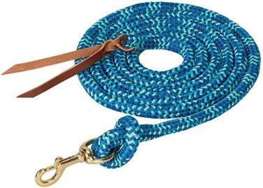 Грудак із грубої шкіри Weaver Leather, олійований, унісекс, поліестерова ковбойська повідка зі швидким карабіном, 16 мм x 3 м