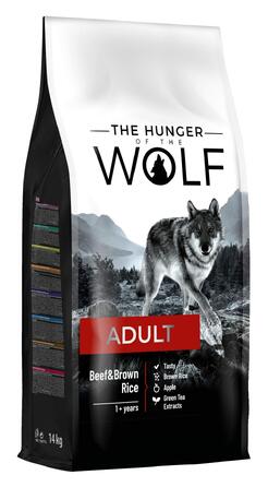 Сухий корм для собак великих та дуже великих порід The Hunger of the Wolf з яловичиною та цільнозерновим рисом для здоров'я суглобів, 14 кг