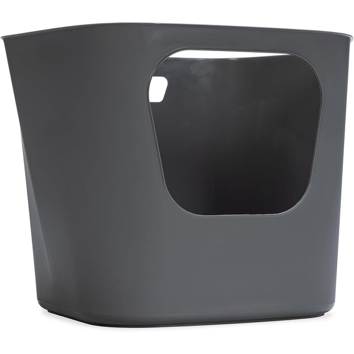 Karlie Katzentoilette Lotus Eco L - сірий лоток для котів з еко-матеріалу (54,4 x 43,9 x 40,5 см)