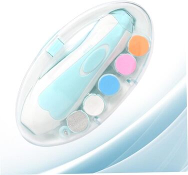 Електричний триммер для нігтів Milisten для котів та собак з LED-підсвіткою, тихий мотор, безпечна догляд, блакитний колір