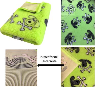 Килимок для собак Elropet Premium: неслизький, для маленьких та великих собак, розмір S (80x50 см), колір зелений