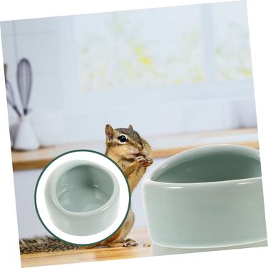 Набір мисок для хом'яків та дрібних тварин Ipetboom (2 шт.) - білий, миска для води та корму, аксесуари для домашніх тварин