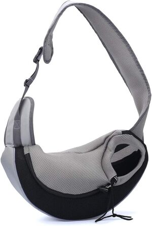 PETEMOO переносна сумка-переноска для собак та котів, чорна (до 2.5 кг)