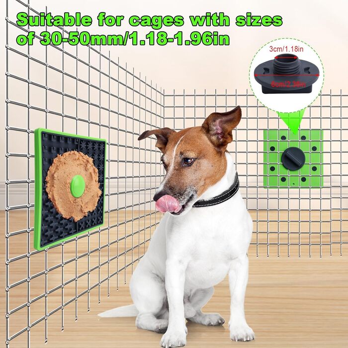 Килимок для годівлі собак у клітці, килимок для собак, годівниця з арахісової пасти, тренувальний килимок для цуценят, повільне годування (1 шт., помаранчевий) Помаранчевий/Західний колір у зигзаг (Sunset Chevron)