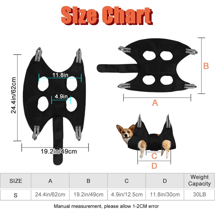 Набір для догляду за тваринами: лежанка-гамак, інструмент для стрижки кігтів, нашийник для грумінгу, фіксатор, петля для грумінгу, дихаюча сумка для тварин, помічник для маленьких тварин, догляд за кігтями (чорний, 5 шт.)