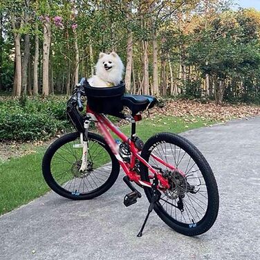 Кошик для собак на велосипед - знімний аксесуар для маленьких собак, безпечний та зручний для прогулянок та перевезення