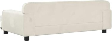 Крісло-ліжко для собак VidaXL, 90 x 53 x 30 см, кремовий колір