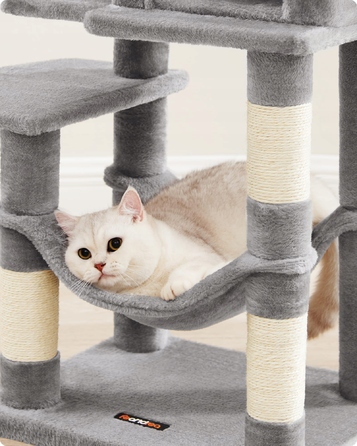 Низький когтеточка-ліжечко для котів Feandrea у вигляді вежі