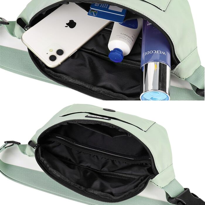 Сумка для собак з відділенням для ласощів та рулеткою для збору відходів, поясна/поясна сумка, підходить для жінок та чоловіків, для дресирування цуценят, подарунок для любителів собак, зелений нейлон