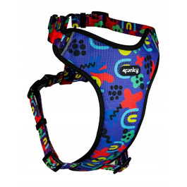 Шлейка Guard Comfort Neon Bone | 4Funky | Регульована, для малих собак (розмір S)