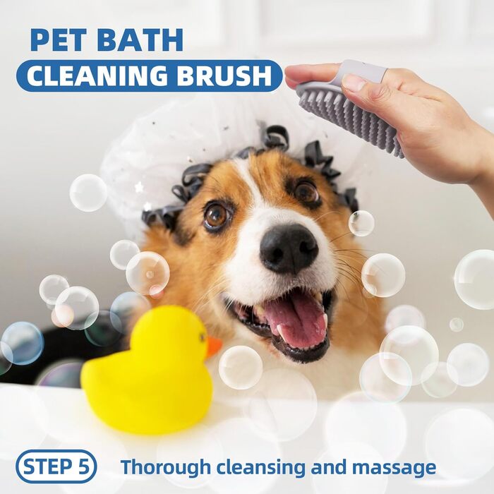 Набір щіток для грумінгу, блакитний