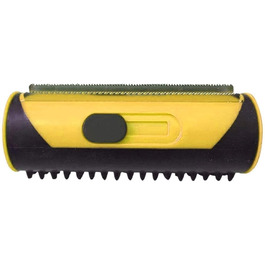 Щітка для тварин 3-в-1 для собак та котів: видалення шерсті, самоочищення, для довгої та короткої шерсті (жовта)