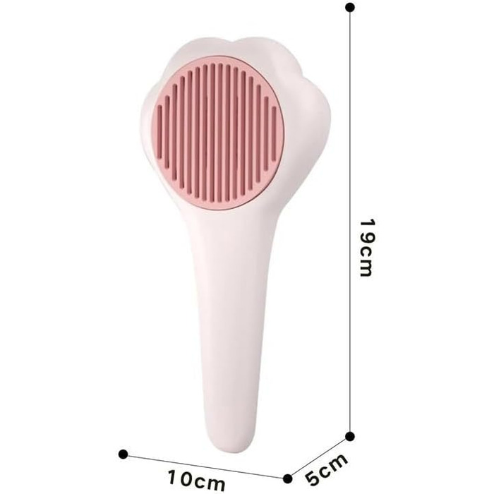 Щітка для грумінгу котів та собак, для довгошерстих порід, видаляє шерсть, масажна щітка, Paw style