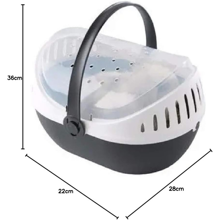 Транспортний бокс для гризунів Nobby Elmo Large, 36 x 28 x 22 см