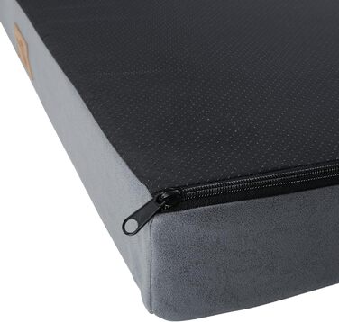 Ваше ліжко для собак GEAR Biella, ортопедичне, з екошкіри, миється, захищає суглоби, 100x70x10 см