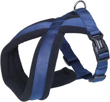 Шлея для собак Nobby Komfort Classic, синя, розмір L-XL, обхват грудей 70-100 см, ширина 25/50 мм