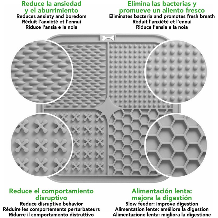 Мат для ліплення + шпатель - 20 x 20 см (Сірий)