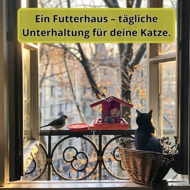 Дім для птахів на балкон: дерев'яний, ручної роботи, для саду та балкону, вологостійкий
