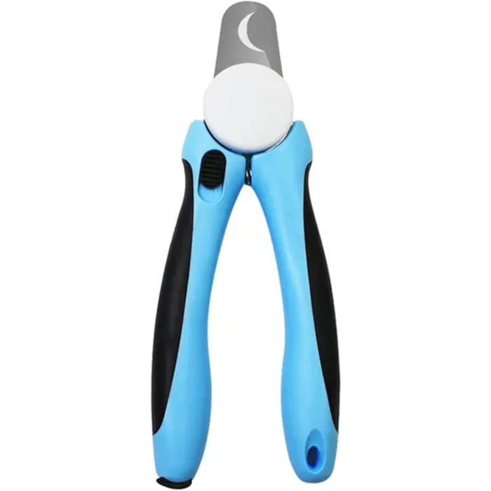 Ножиці для стрижки кігтів собак та котів EWANTO з нержавіючої сталі, синього кольору