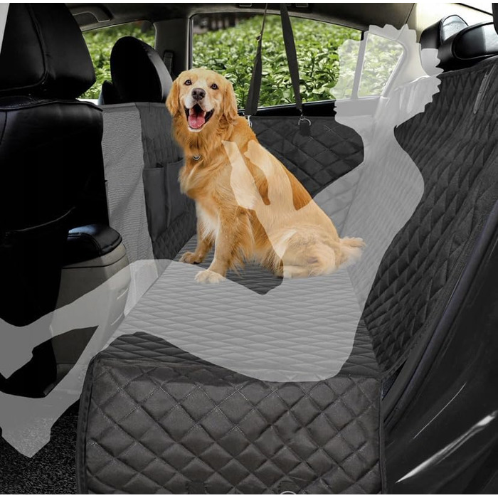 Захисний килимок для автомобіля Asato для собак та котів - водовідштовхувальний, з кишенею для аксесуарів