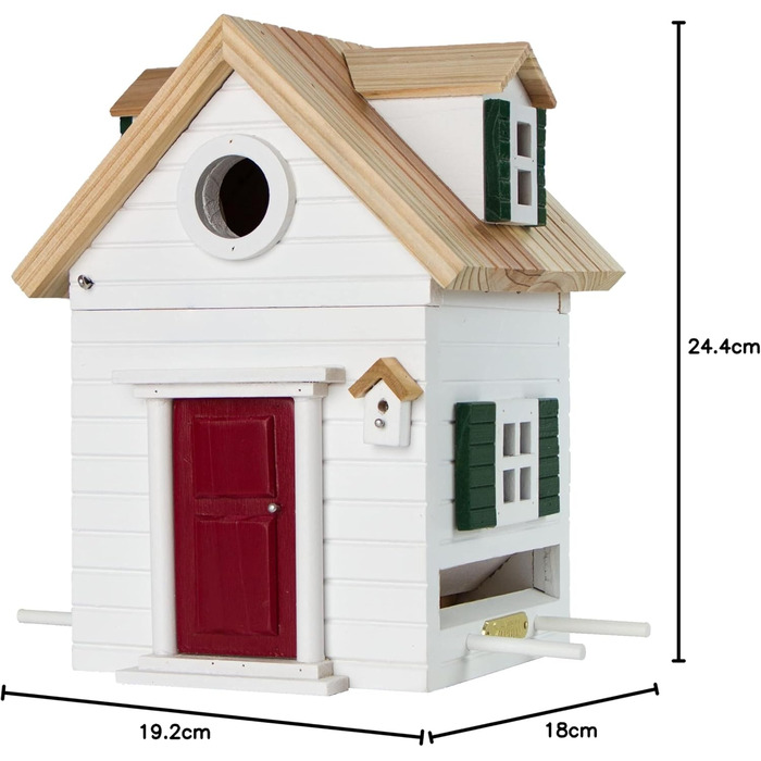 Дерев'яний годівничка та шпаківня Wildlife Garden WG1122 Multiholk New England для птахів