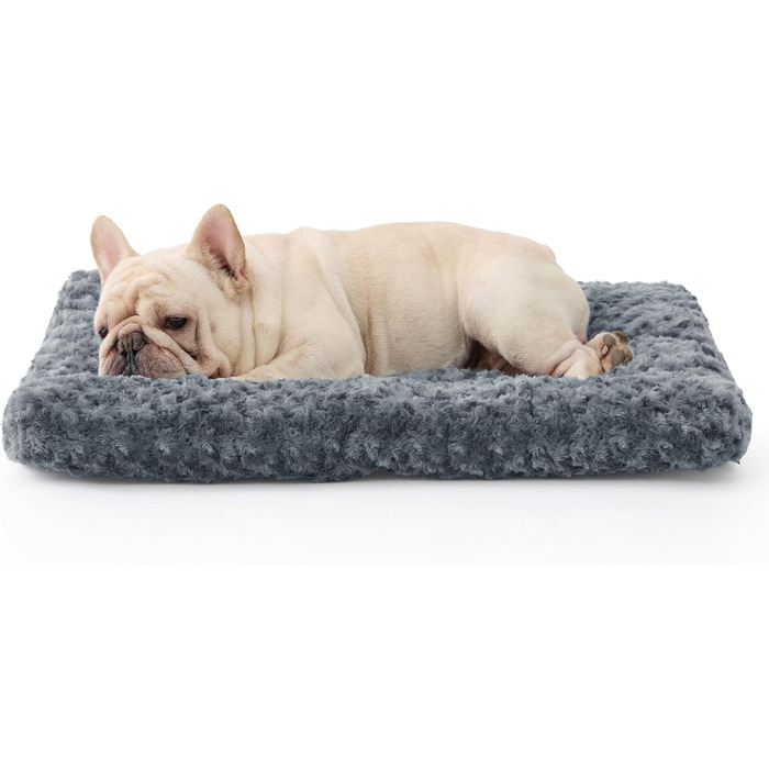 Крісло-лежанка для собак середніх порід BEDSURE - 71x50x7 см, сіре, миюче, з антиковзаючою основою