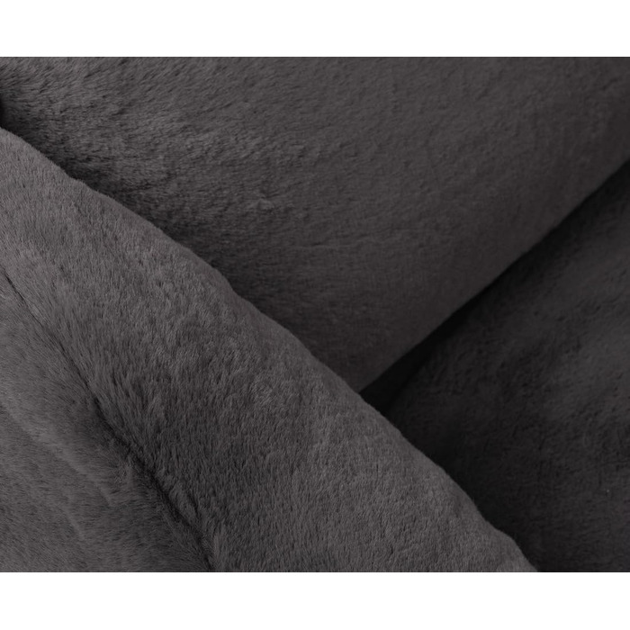 Ортопедичне ліжко для собак Knuffelwuff Schnuffelupagus XXL, 120 x 85 см, чорне. Знімний, зручний, м'який, для великих, середніх та маленьких собак.