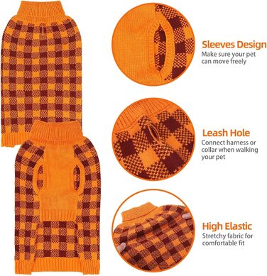 Пуловери для собак PUPTECK: теплі, класичні, для будь-якої породи – для цуценят, зимові, унісекс