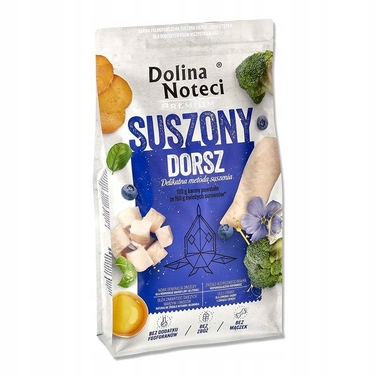 Преміум корм для собак Dolina Noteci з тріскою, 9 кг