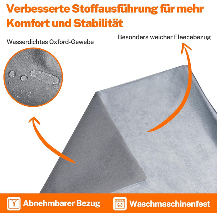 Топіркова ковдра Toozey для домашніх тварин з водонепроникним покриттям та кабелем, стійким до кусання, автоматичне регулювання температури, 70x40 см, сіра