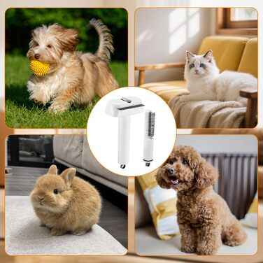 Універсальна щітка для котів та собак: видаляє підшерсток, розплутує шерсть, для щоденного догляду