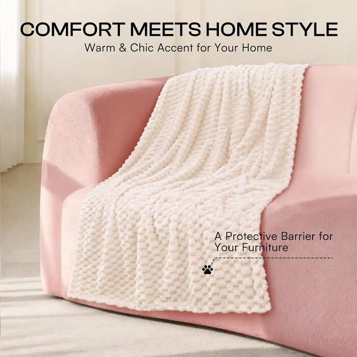 М'яка ковдра для собак та котів Luciphia, 3 шт. у наборі, фліс, 52 x 76 см