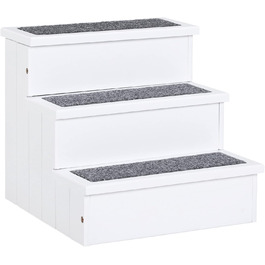 Сходи для собак PawHut 40,5x44,5x38 см білі