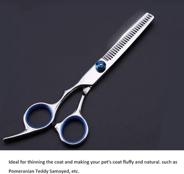 Набір професійних ножиць для грумінгу собак та котів, вигнуті ножиці для фінальної обробки