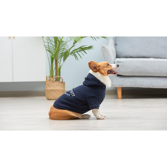 Худі для собак Star Wars Boba Fett, блакитний, розмір Small | Одяг для собак Star Wars | Зручний капюшонний світшот для собак, подарунок для фанатів Star Wars