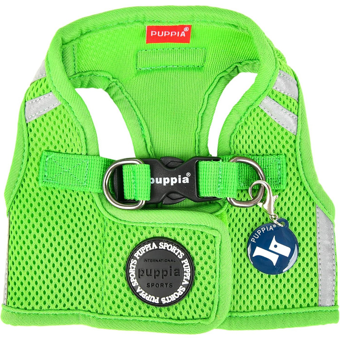 М'яка шлейка для собак Soft Vest Harness Pro, зелена, розмір M