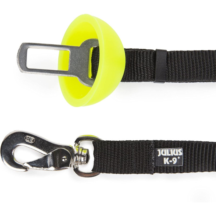 Автоматичний поводок Julius-K9 StopDog Autoleine для собак 0-300 кг, чорний з силіконовою накладкою