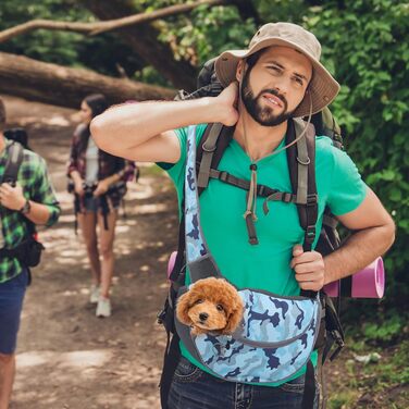 PETCUTE Сумка-переноска для собак та котів, чорна, до 4 кг, дихаюча, з поводком