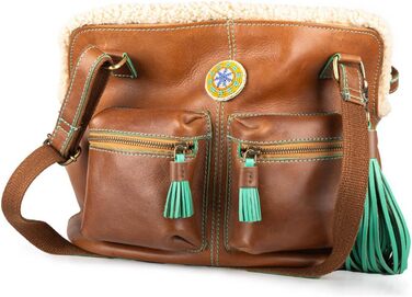 Сумка-переноска для собак Dog with a Mission, шкіряна, універсального розміру 32x20x27 см