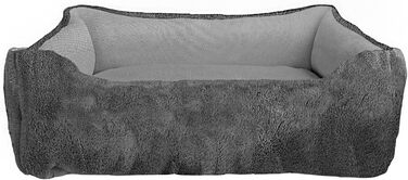 Лежанка для собак і котів Hundehütte Love, сірий, 44 x 34 x 15 см, підходить для всіх сезонів