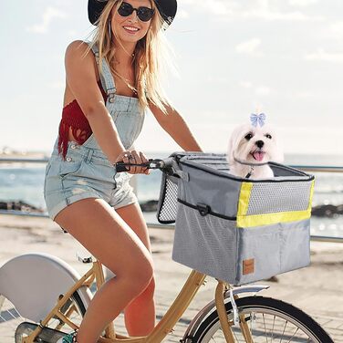 Водонепроникний велосипедний кошик для собак та речей з кишенями - багаж для велосипеда