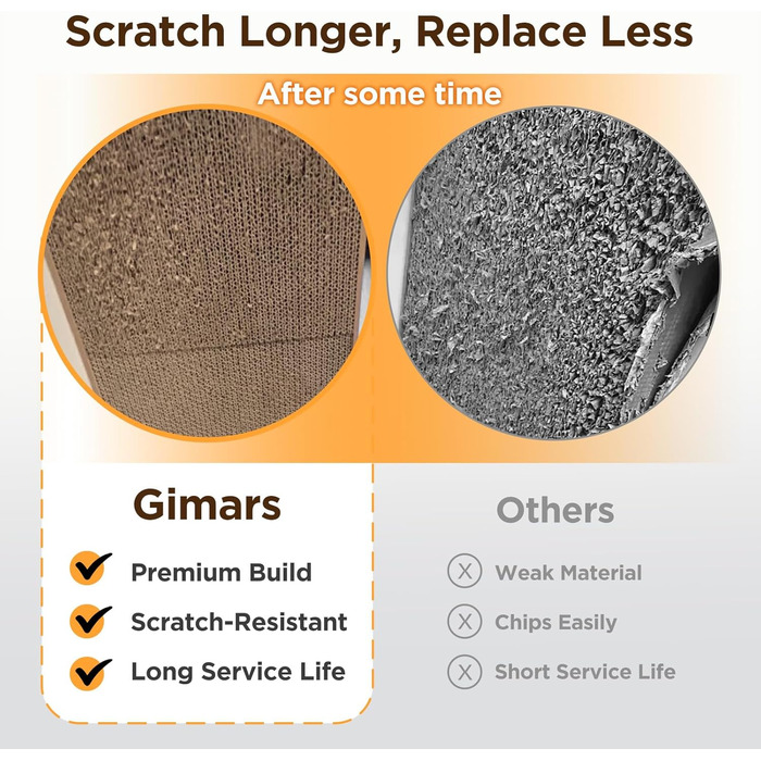 Кігтеточка Gimars для котів 100x30x30 см з м'ячем, тунелем та картонною поверхнею. Великий дім-будка XXL для котів, захист меблів.